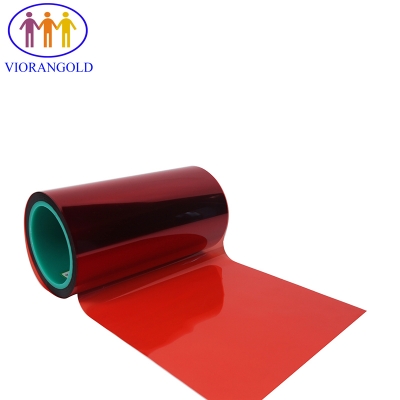 PET离型膜，25um-125um，红色，硅油离型膜，用于保护膜底膜