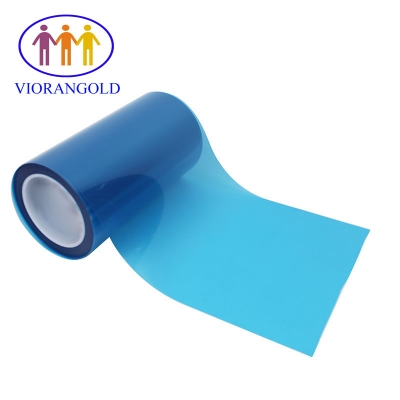 PET离型膜，25um-125um，蓝色，硅油离型膜，用于胶粘贴纸底部离型膜