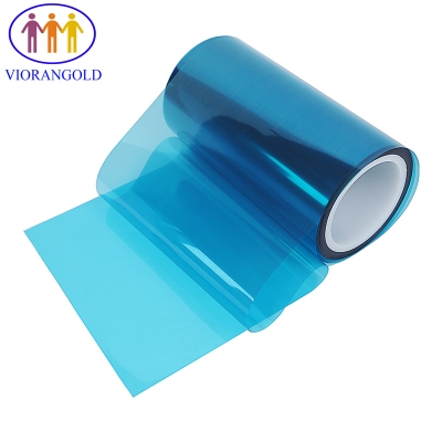 PET Release Film, 25um-125um, Blue, with silicon oil for Protective Film Liner
